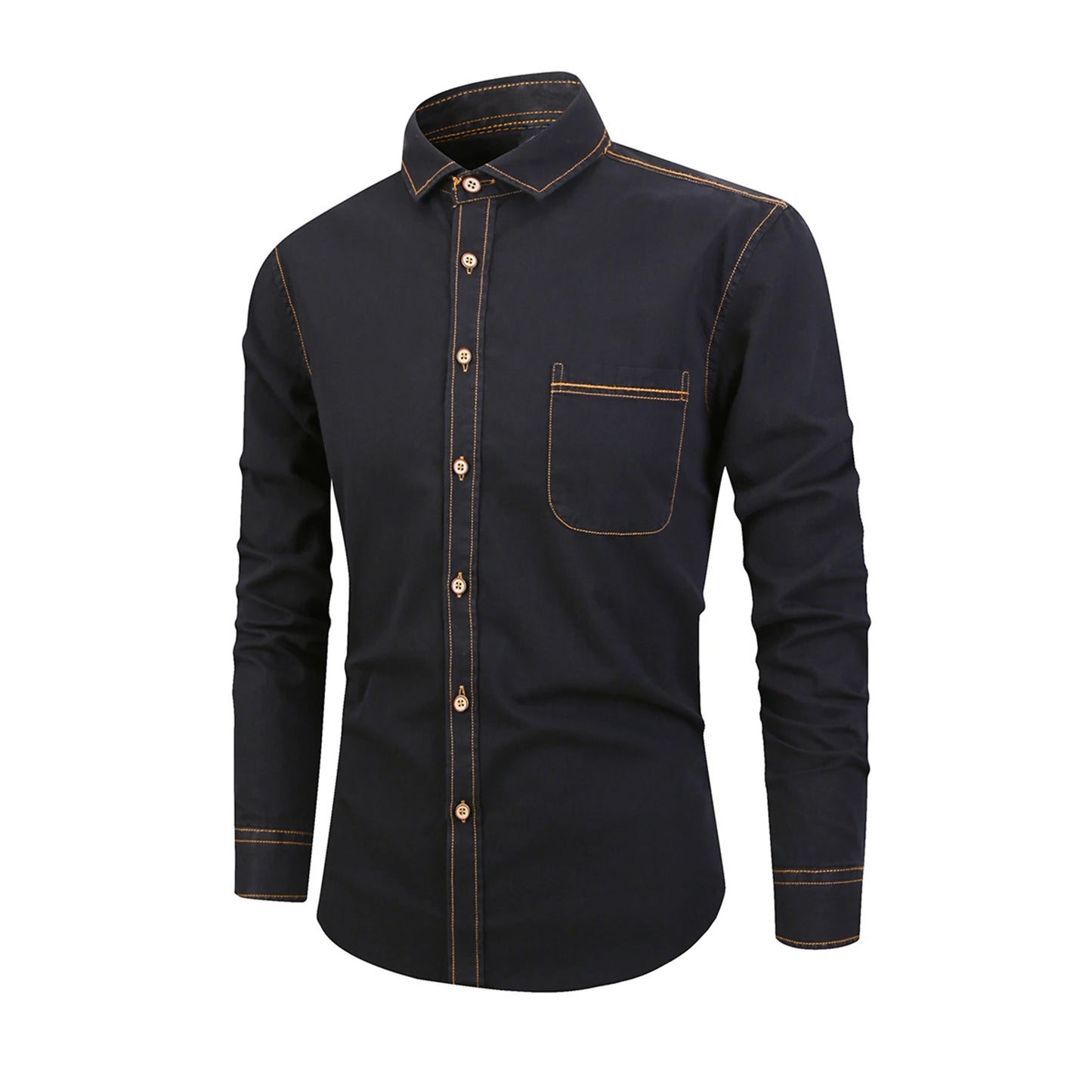Chemise en jean manches longues - Boutique ÉclatsChic