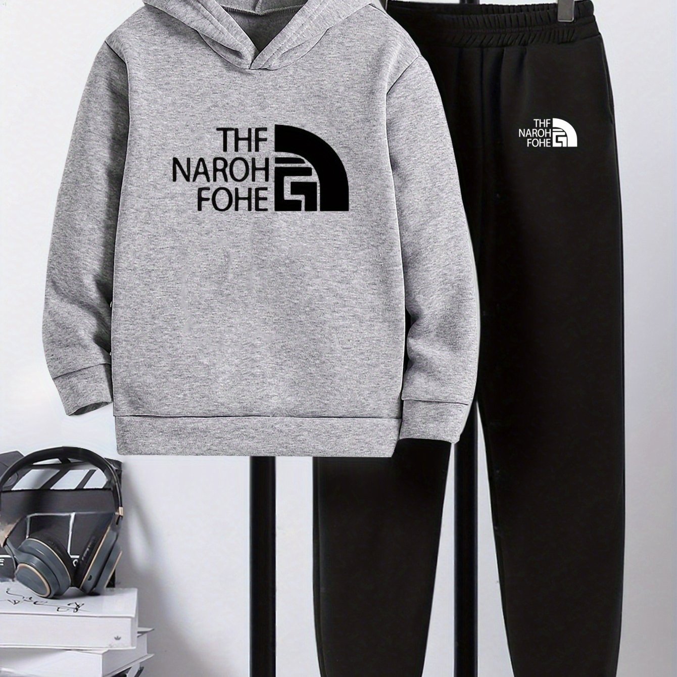 Ensemble 2 pièces jogging sweat à capuche - Boutique ÉclatsChic