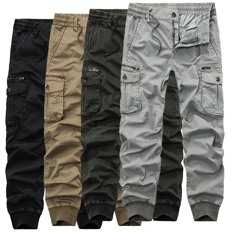 Pantalon cargo camouflage en coton - Boutique ÉclatsChic