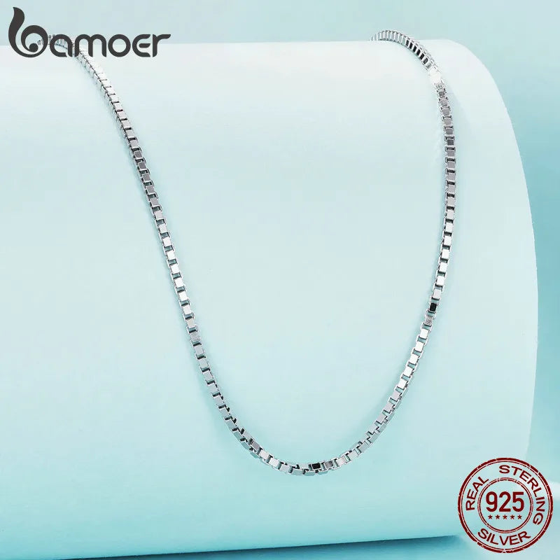 Collier argent sterling 925 BAMOER - Boutique ÉclatsChic