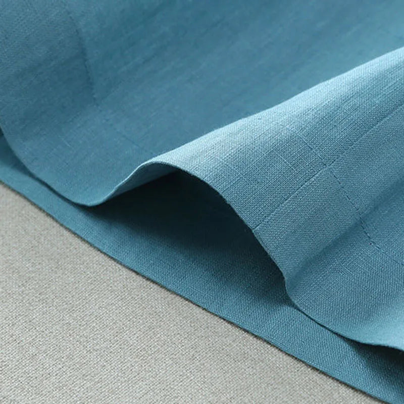 Pantalon ample en lin coupe droite - Boutique ÉclatsChic