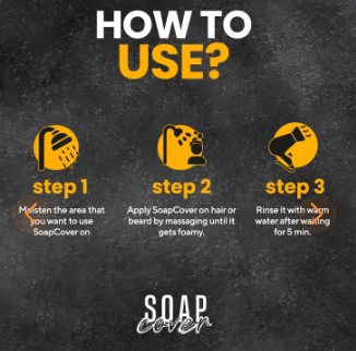 Savon Solide Barbe, Sourcils et Cheveux - Boutique ÉclatsChic
