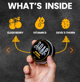 Savon Solide Barbe, Sourcils et Cheveux - Boutique ÉclatsChic