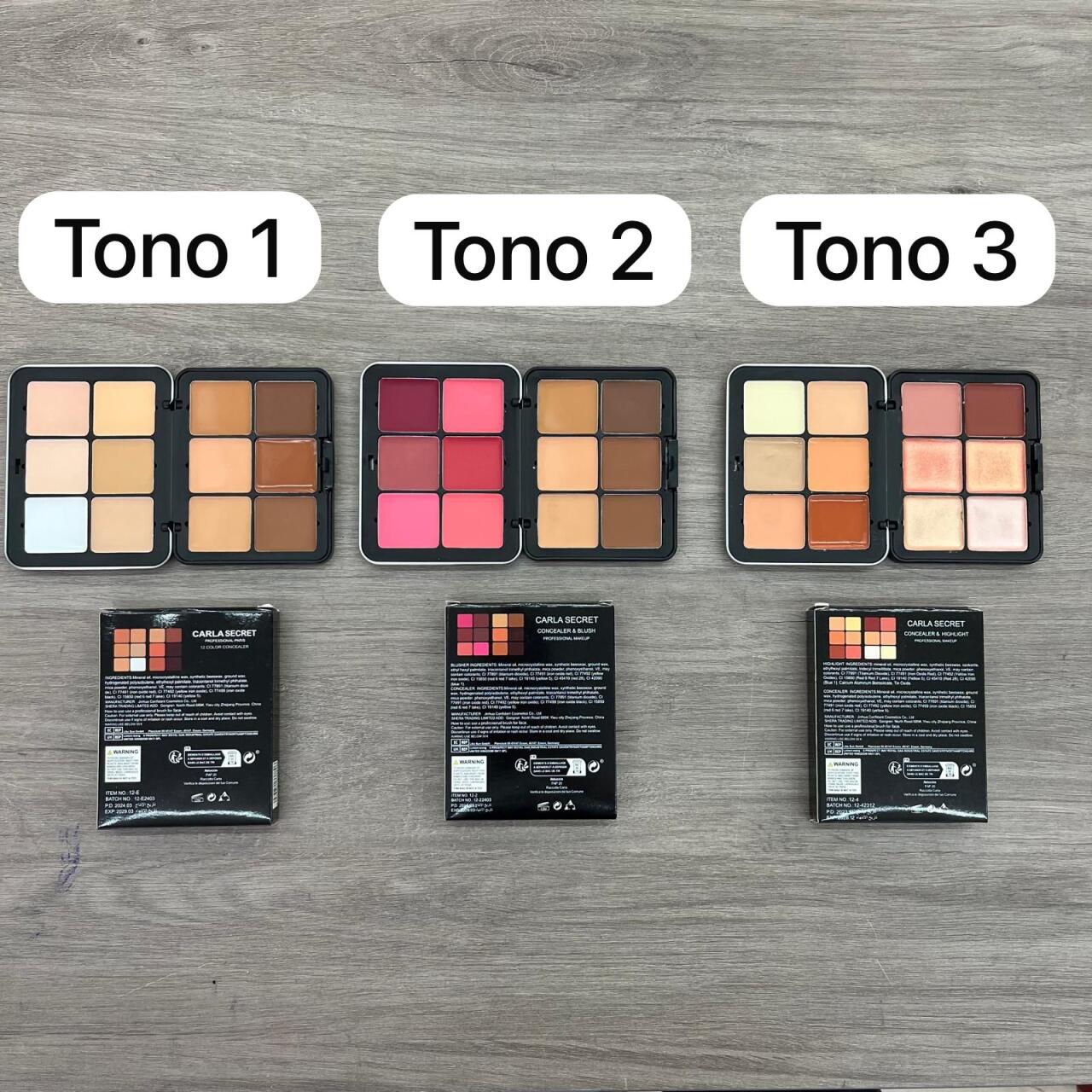 Palette de fards à paupières 12 couleurs - Boutique ÉclatsChic